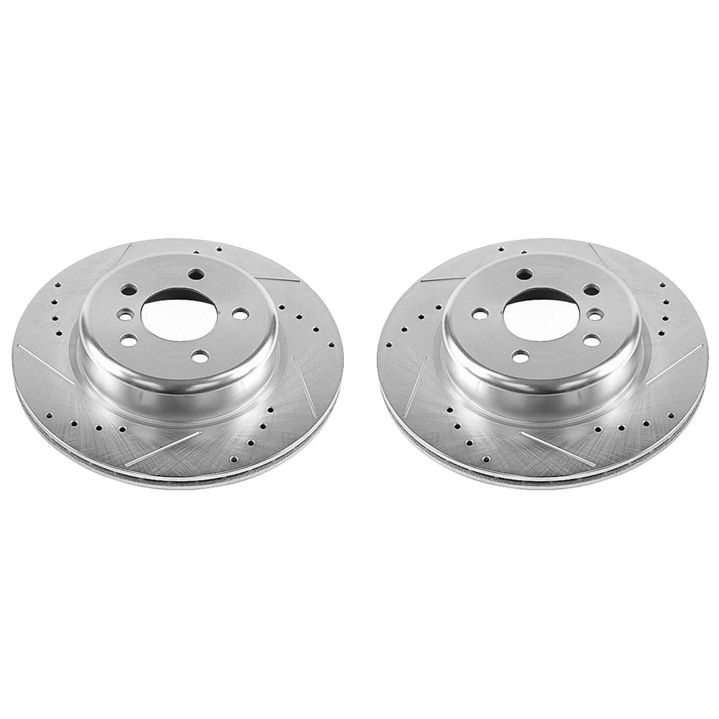 Set of 2 Powerstop Brake Discs for BMW 535 528 (2008–2016)