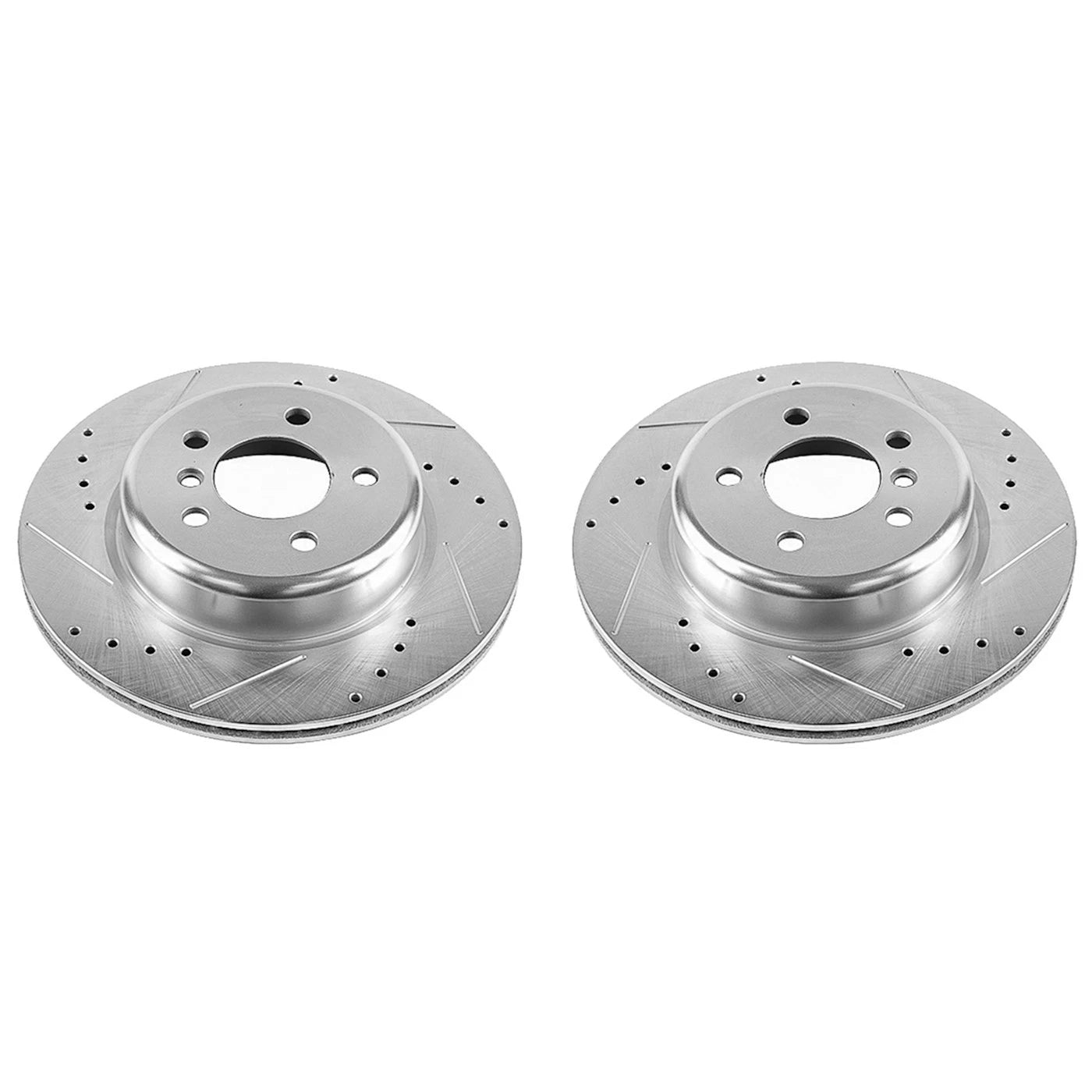 Set of 2 Powerstop Brake Discs for BMW 535 528 (2008–2016)