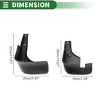 Mud Flaps Splash Guards Set of 4 for Lexus RX300/330 (2004–2008)