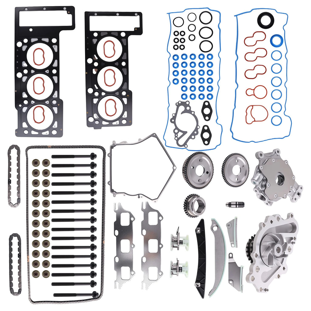 Engine Rebuild Kit for Chrysler 300 2.7L 2009-2010 Timing Chain Head Gasket Set