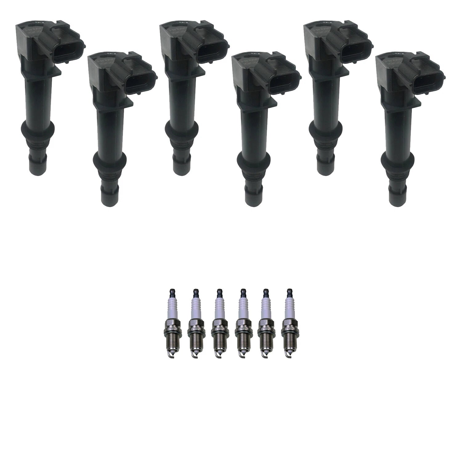 Set of 6 Ignition Coils & Denso Spark Plugs for Ram 1500 (2002–2008)