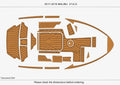 EVA Foam Teak Deck Floor Mats for Malibu 21 VLX (2018)