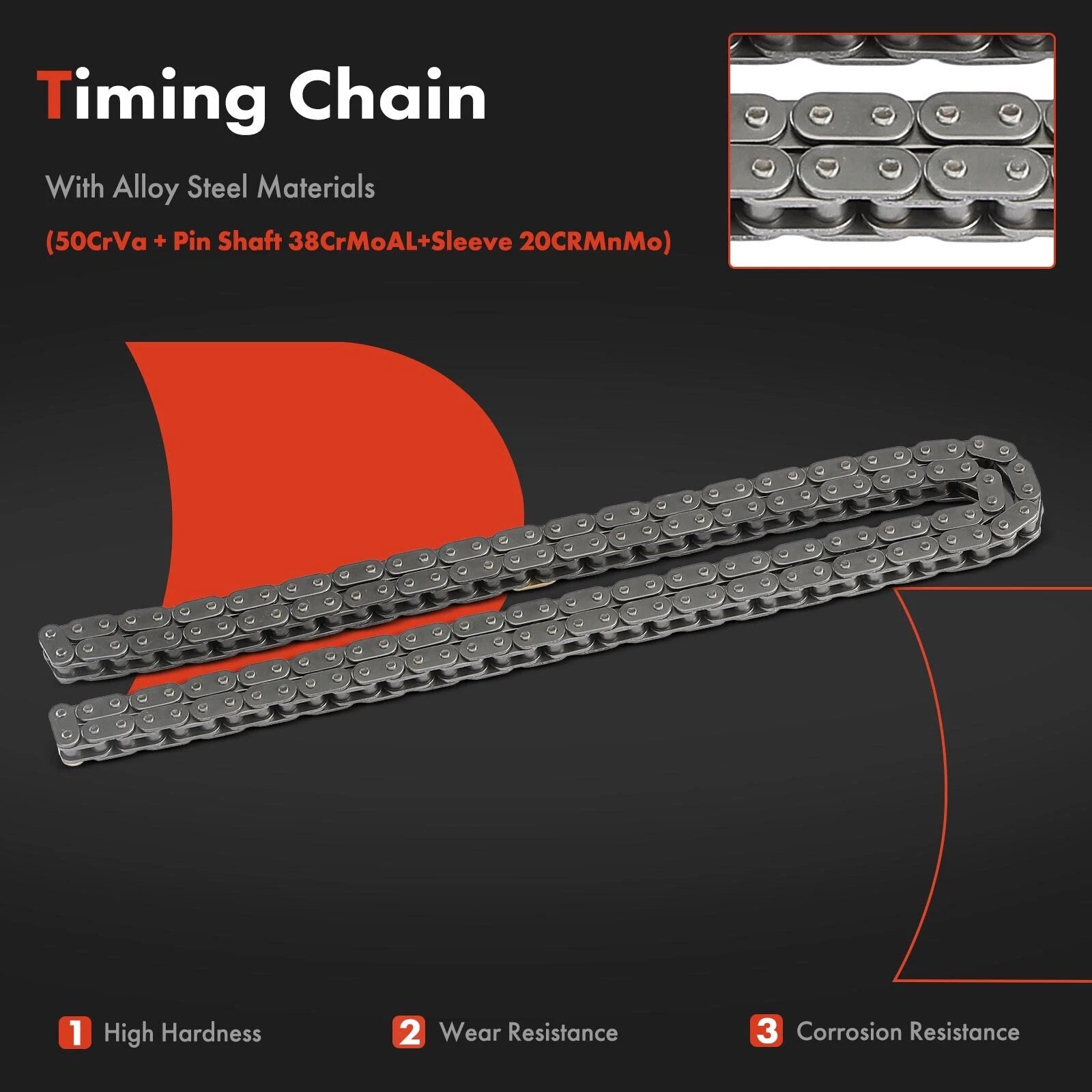 9x Timing Chain Kit for Chevy Equinox Malibu Impala (2011-2017)
