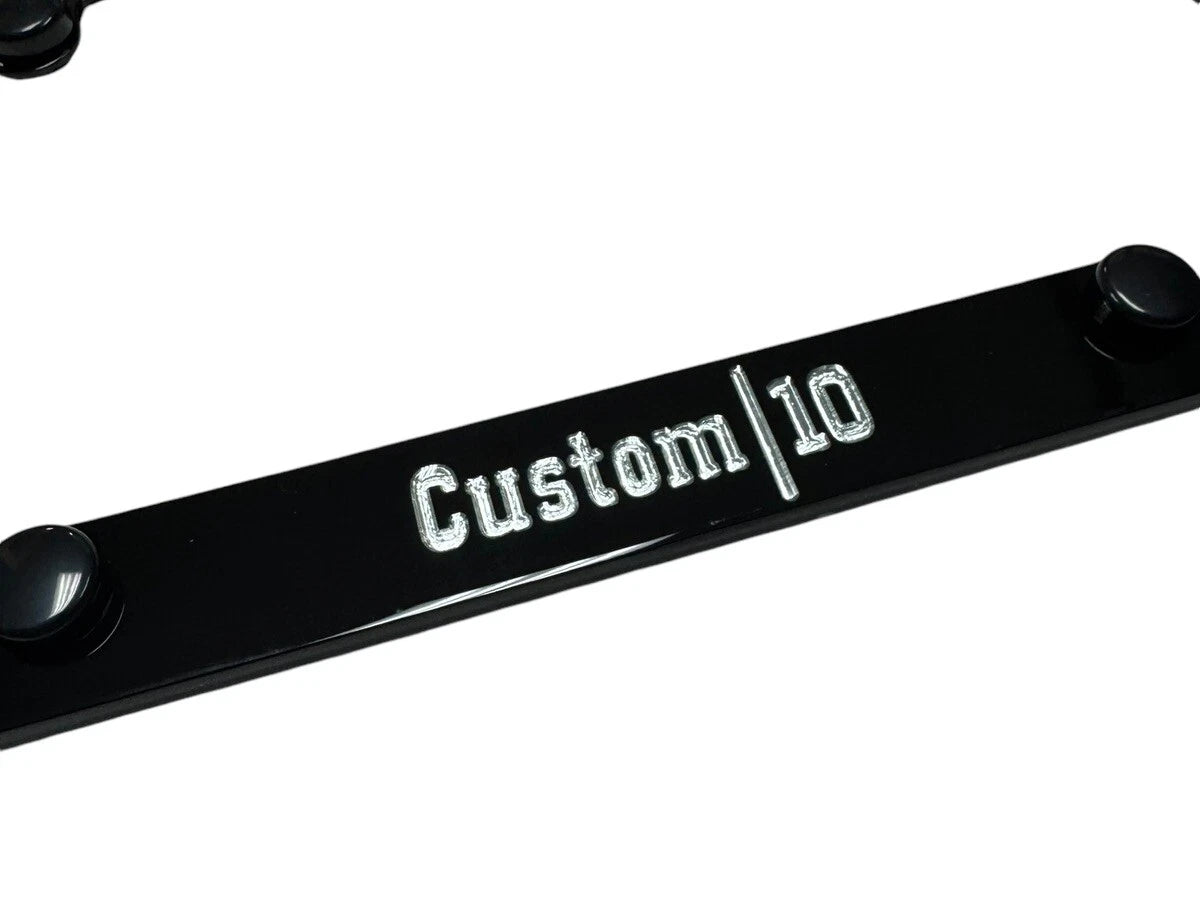 License Plate Frame Premium Engraved for Chevrolet Custom 10 (1980–1996)