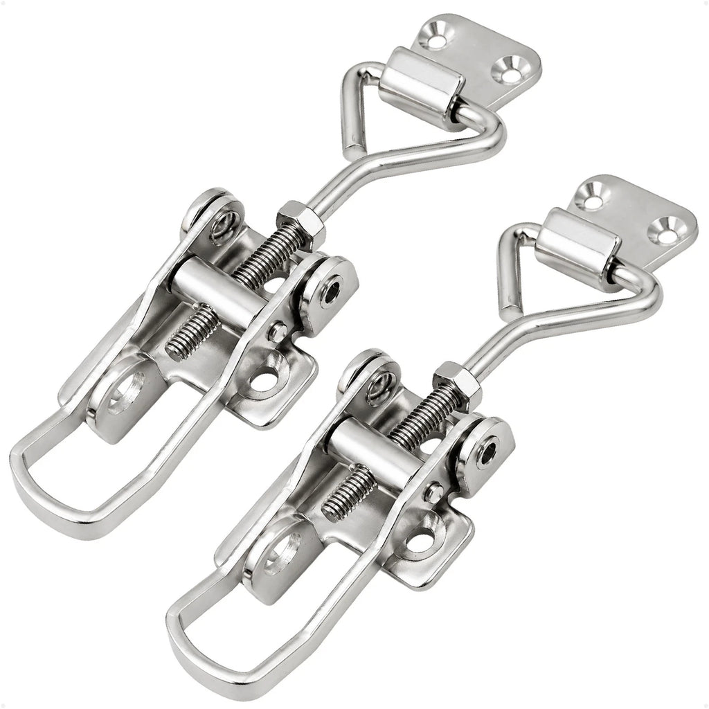 Set of 2 Anti-Rattle Latch Fasteners for Marine Locker Hatch (FO4181-M2)
