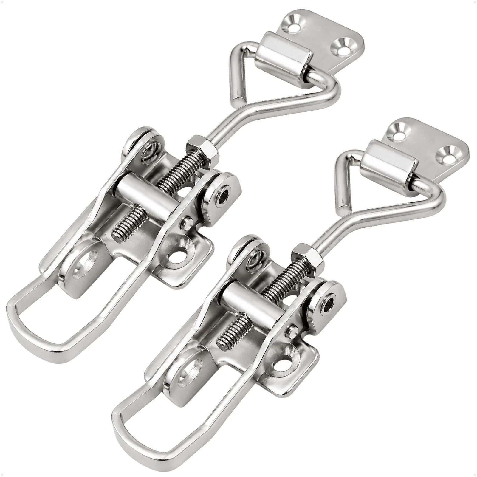 Set of 2 Anti-Rattle Latch Fasteners for Marine Locker Hatch (FO4181-M2)