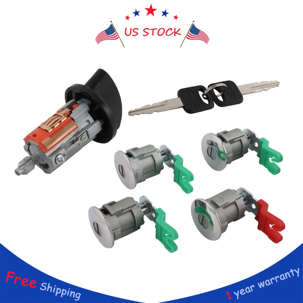 Ignition Cylinder & Door Lock Set for Ford Econoline E150 E250 E350 (1992–2014)