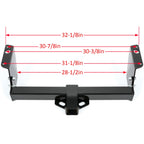Class 3 Trailer Hitch for Ford Ranger, Mazda B3000, B4000, B2300 (1983-2011)