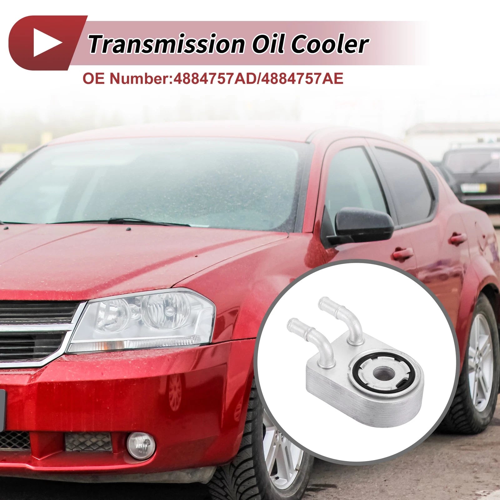 Engine Oil Cooler for Dodge Avenger (2008–2014) No. 4884757AD