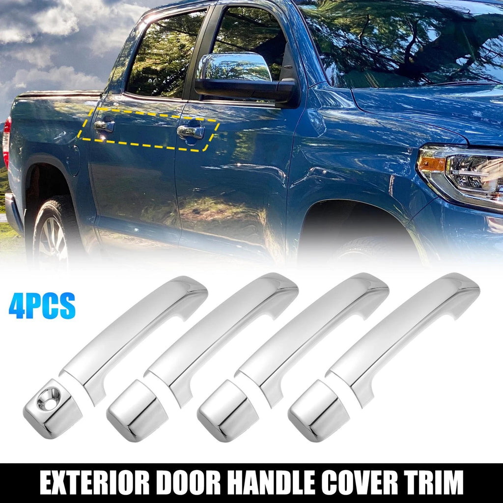 Set of 4 Side Door Handle Cover Trim for Toyota Tundra (2007–2020)