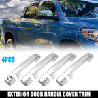 Set of 4 Side Door Handle Cover Trim for Toyota Tundra (2007–2020)