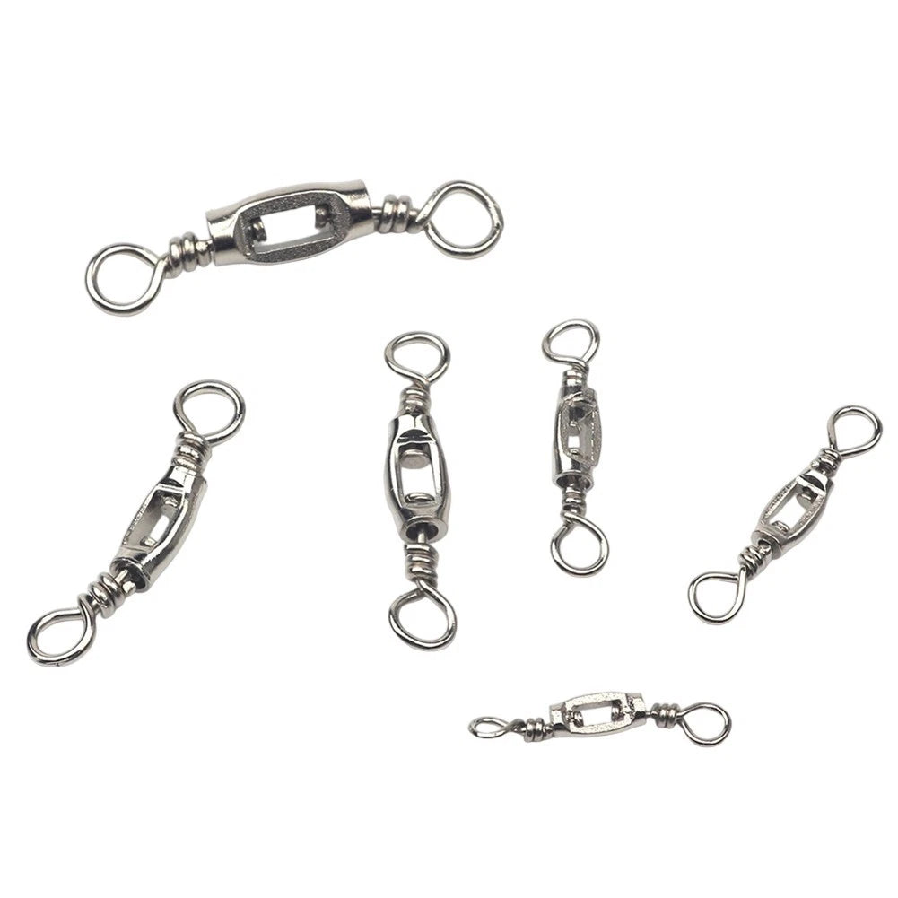Fishing Swivel Connector for Smooth Rotation (Heavy Duty Stainless Steel)