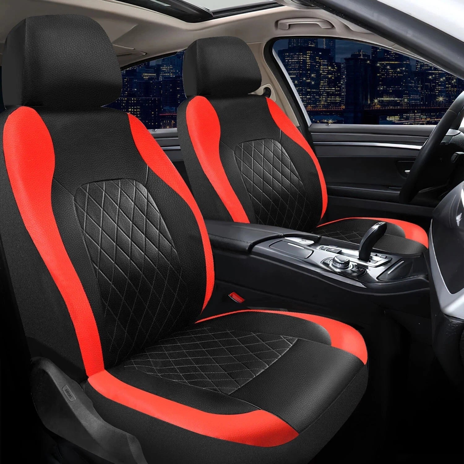 Full Set of Leather Seat Covers for Nissan (5-Seats)