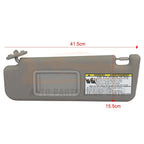 Left Driver Side Gray Sun Visor for Toyota 4Runner (2004-2008)