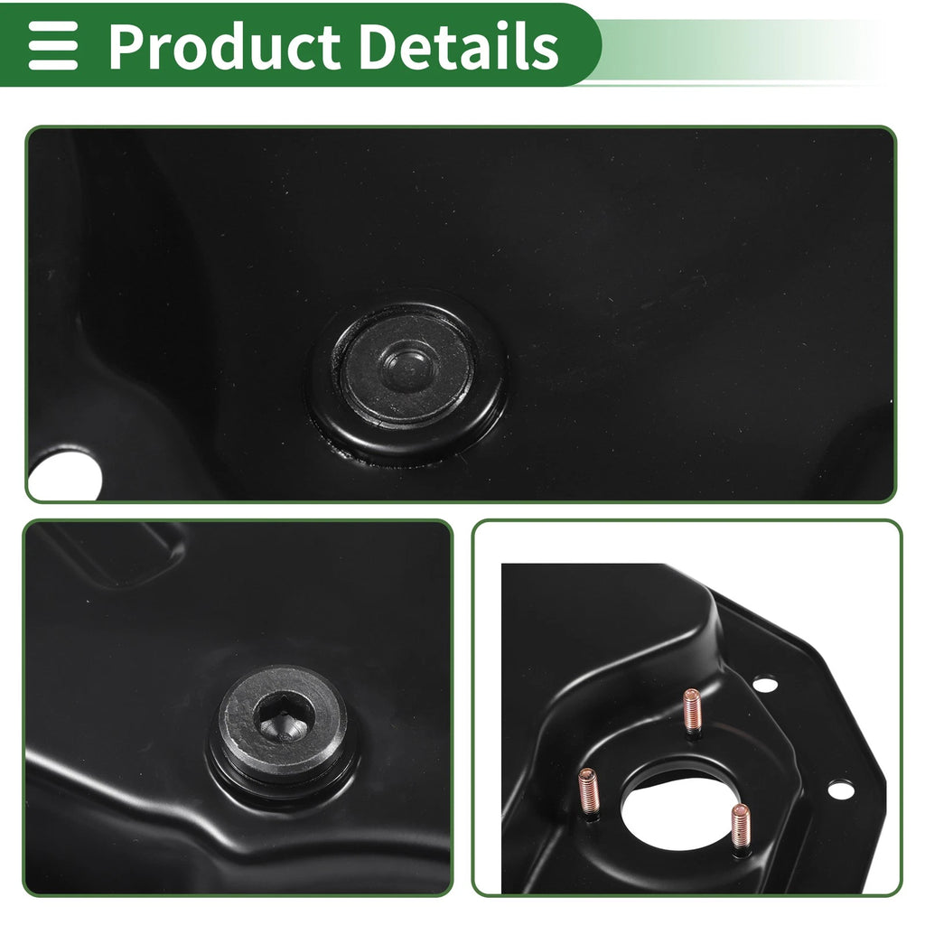 1 Pc Engine Oil Pan No.11137574532 for BMW 550i F11 (2010–2013) Iron Black