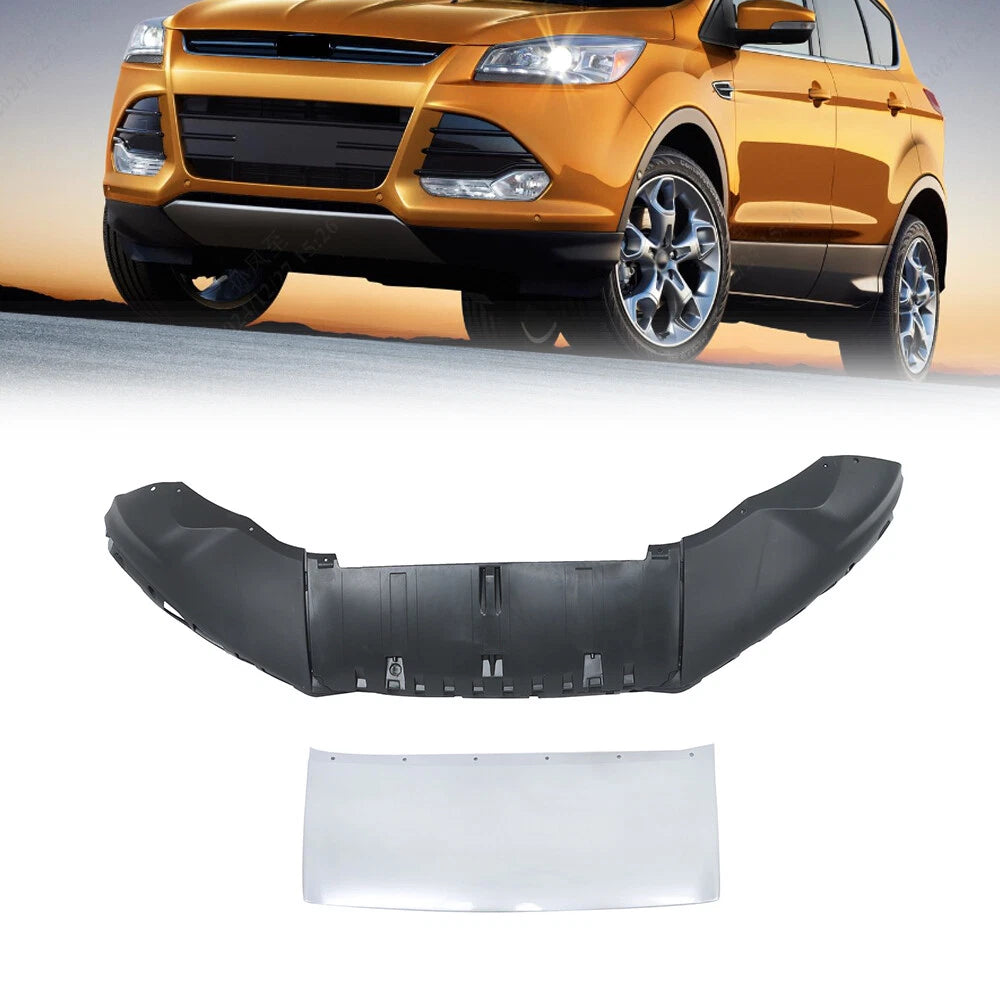 Front Bumper Lower Valance & Panel Molding Trim for Ford Escape (2013â2016)