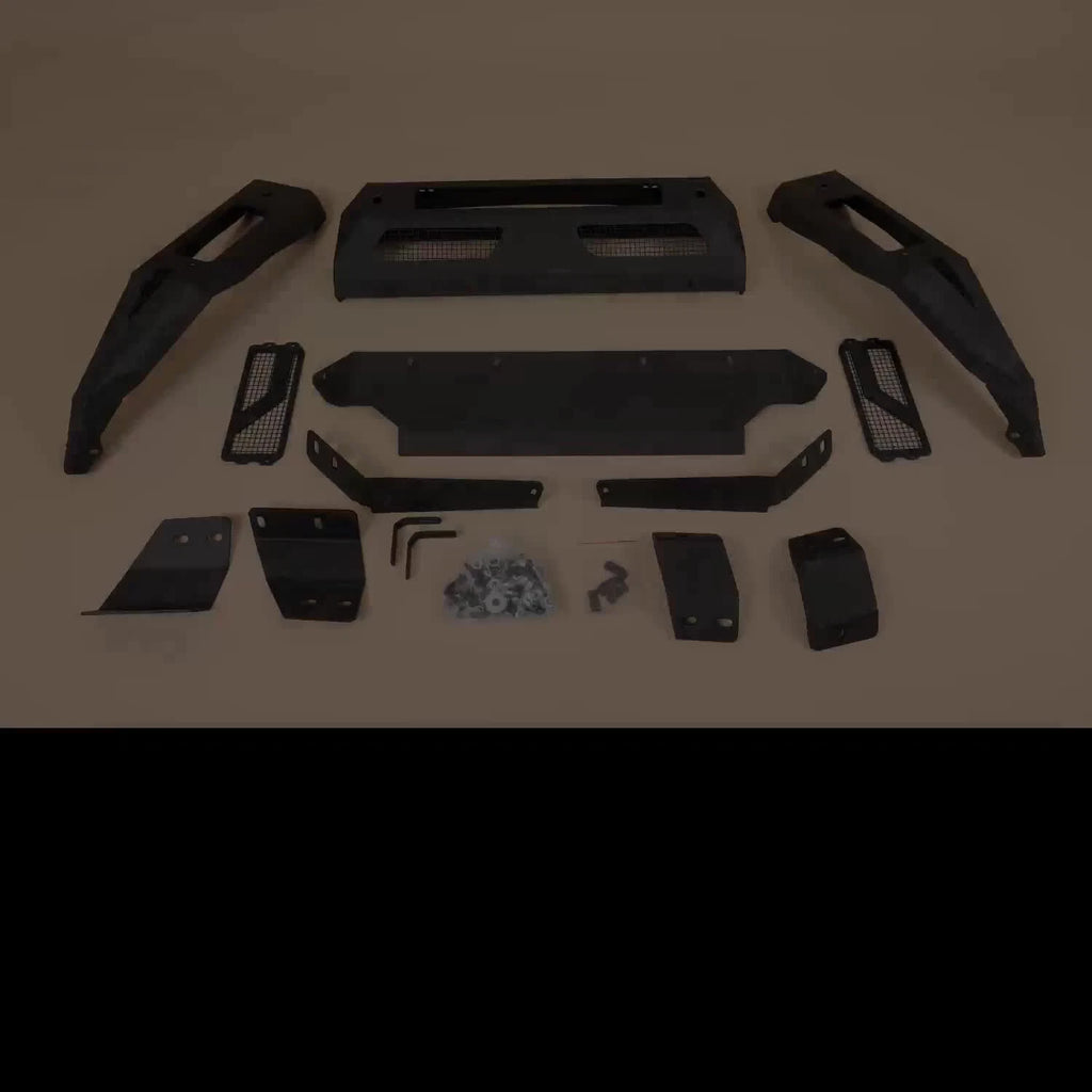 Powder Coated Steel Front Bumper for Ford Ranger (2019–2021)