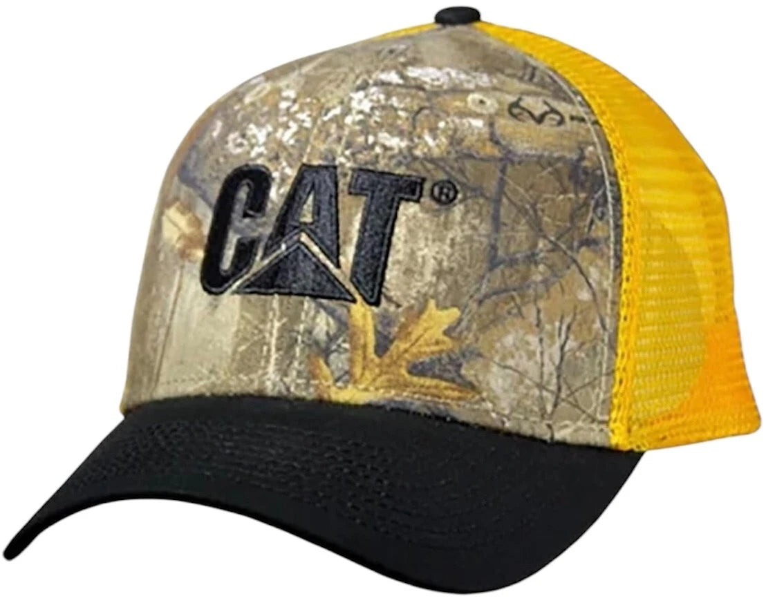 Caterpillar Realtree Edge Camouflage Snapback Hat
