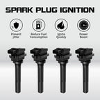 Set of 4 Ignition Coils for Chevy Tracker (1999–2004) & Suzuki Vitara/Aerio (1998–2007) UF237