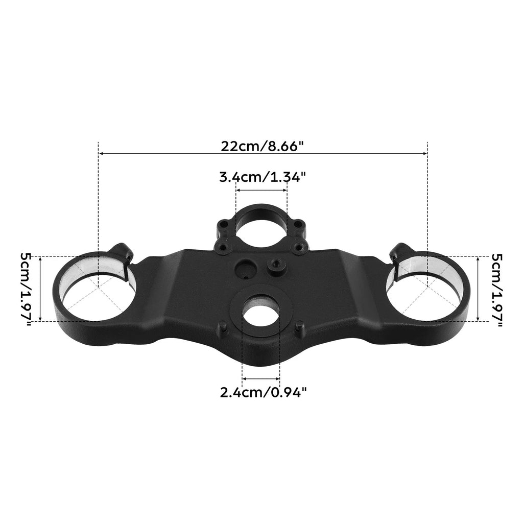 Front Fork Triple Tree Upper Bridge Clamp for Honda CBR1000RR (2004–2007)