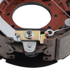 Set of 4 Electric Brake Assemblies for Trailer Axle (12-1/4" x 3-3/8")