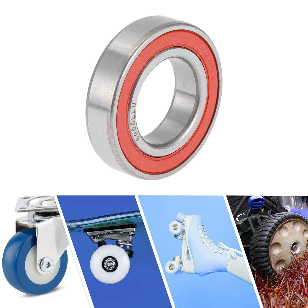 6006LU Deep Groove Ball Bearing for Scooter Skateboard Wheel (30x55x13mm)