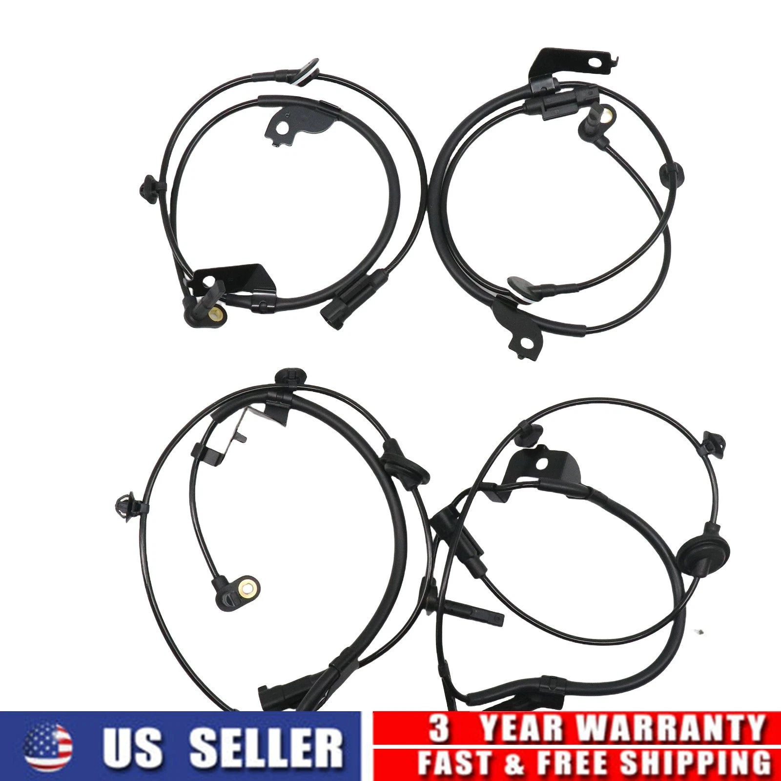 4X ABS Wheel Speed Sensor for Mercedes Sprinter 2500 3500 (2014–2018)