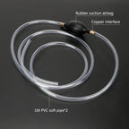 Hand Siphon Pump for Fuel Transfer (Portable Liquid Petrol Tool)