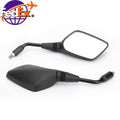 Set of 2 Black Rearview Side Mirrors for Suzuki GW250 Inazuma (2014–2017) DL250 V-Strom (2006–2018)