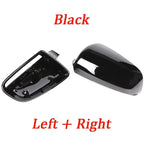 Gloss Black Rearview Mirror Cap Covers for Audi A4 B7 (2005–2008)
