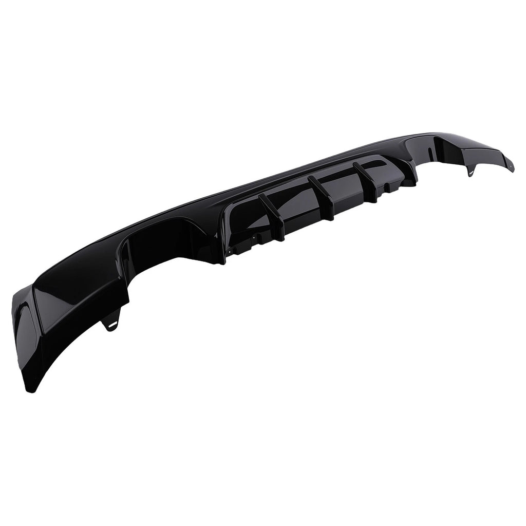 Black Quad Outlet Diffuser for BMW 2 Series F22 F23 M Sport (2014–2021)