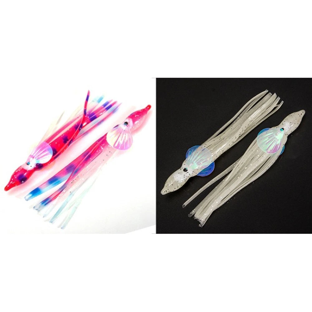 Squid Lure Set of 3 (5/6/10cm) Luminous Fishing Jig Tackle Accessories