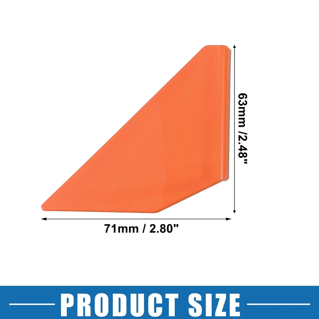 2X Rear Door Triangular Trim Orange for Ford Bronco (2021–2023)