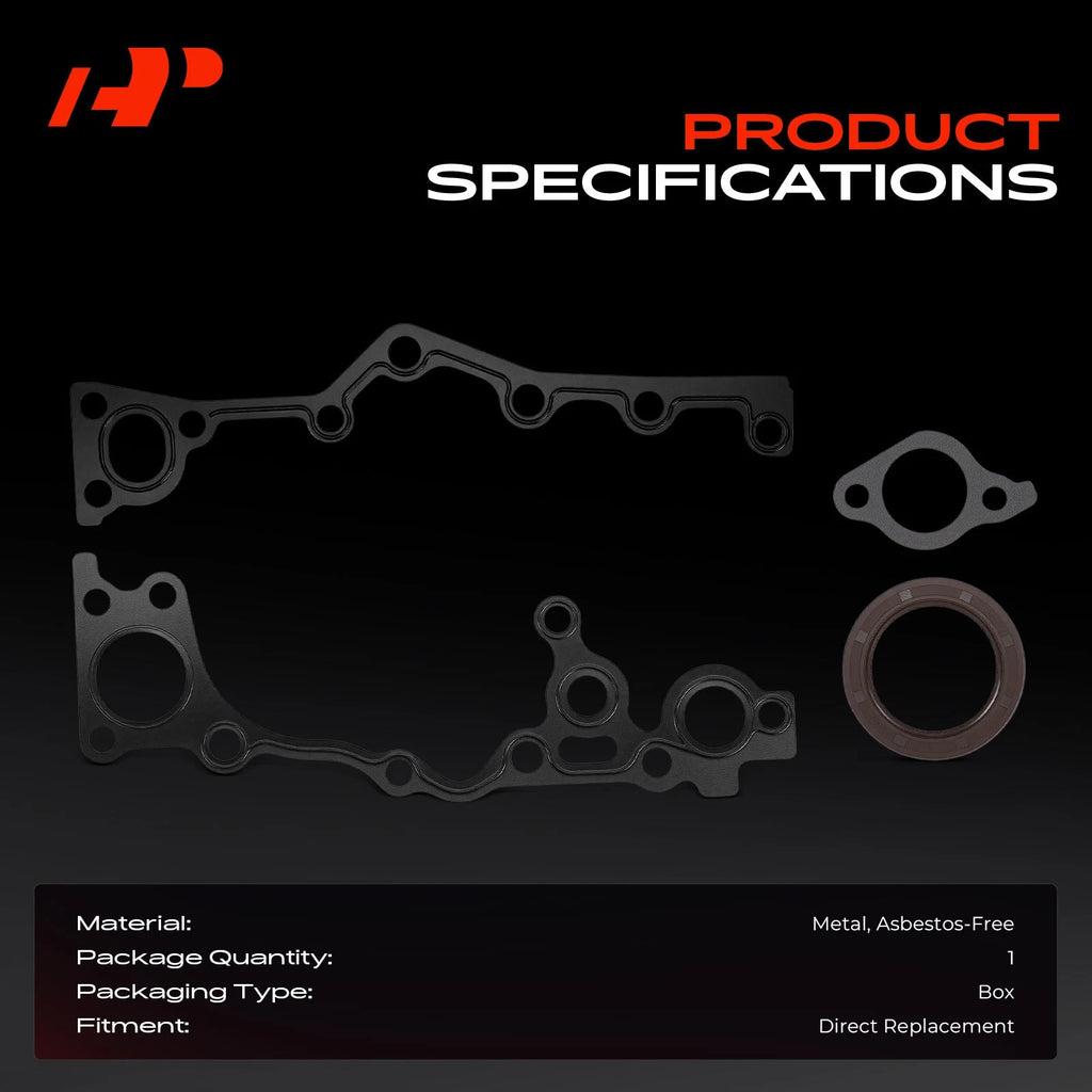 Engine Timing Cover Gasket Set for Toyota Tacoma (1995-2004)