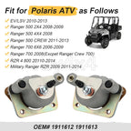 Set of 2 Rear Brake Calipers w/Pads for Polaris Ranger XP 700 (2008) 1911612
