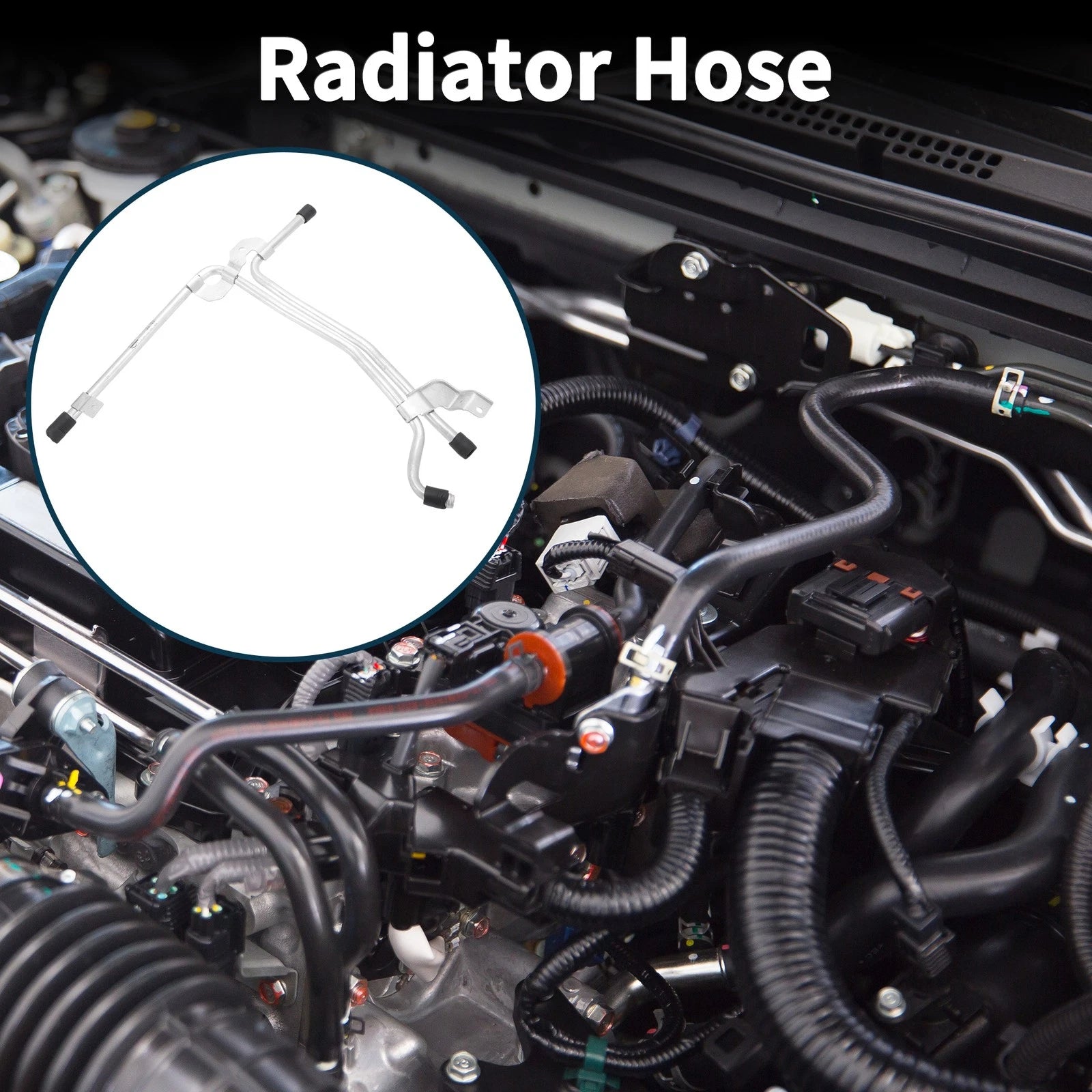 Radiator Hose Coolant Pipe for Audi A4 (2008–2015) No. 06E121083F