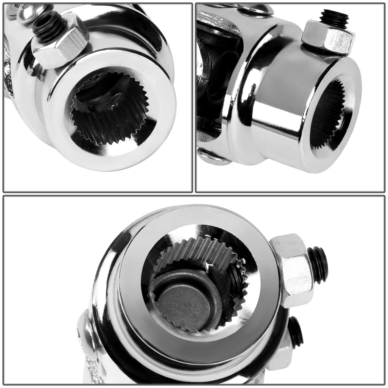 Steering Shaft U-Joint for Universal Applications (13/16" 36 Spline, 1" DD)