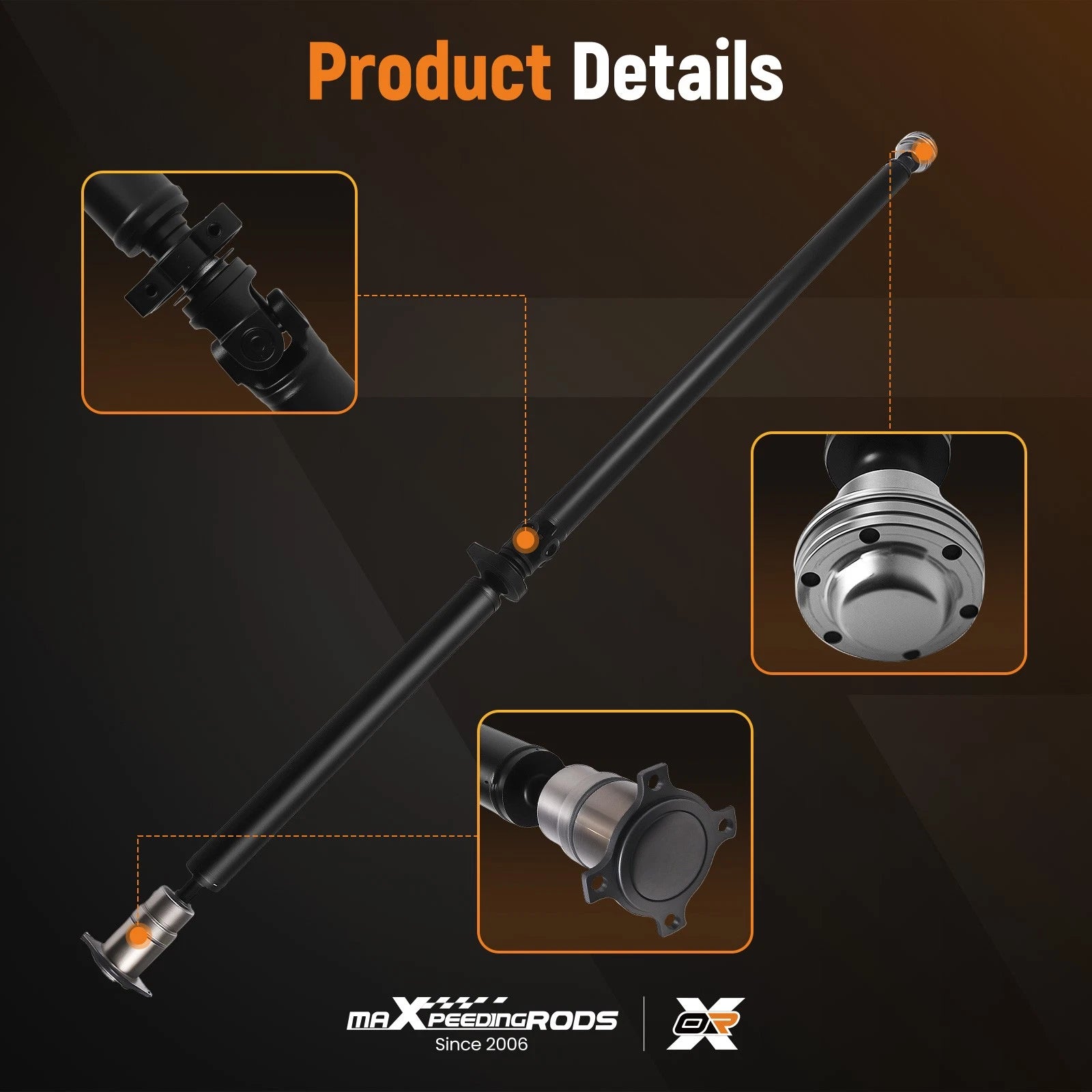 Rear Driveshaft Assembly for Lincoln MKS Ford Explorer Taurus (2009-2016)
