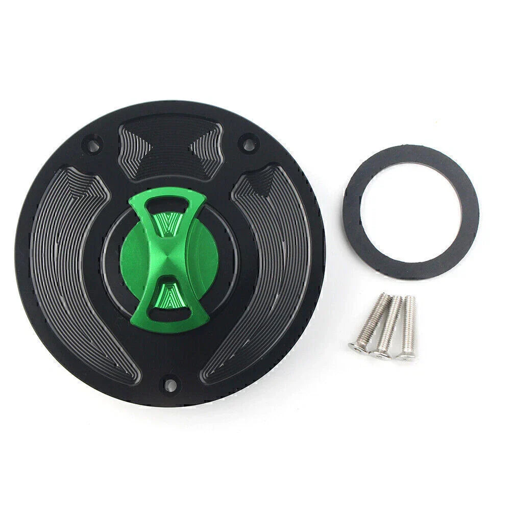 Keyless Green Gas Fuel Tank Cap Cover for Honda CBR1000RR Fireblade