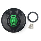 Keyless Green Gas Fuel Tank Cap Cover for Honda CBR1000RR Fireblade
