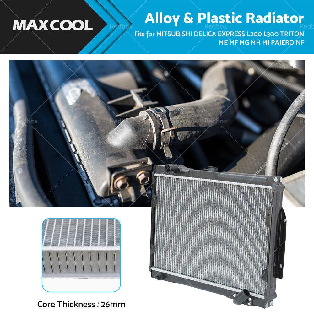 Radiator for Mitsubishi Triton ME MF MG MH MJ Delica 2.6 (1986–1996)