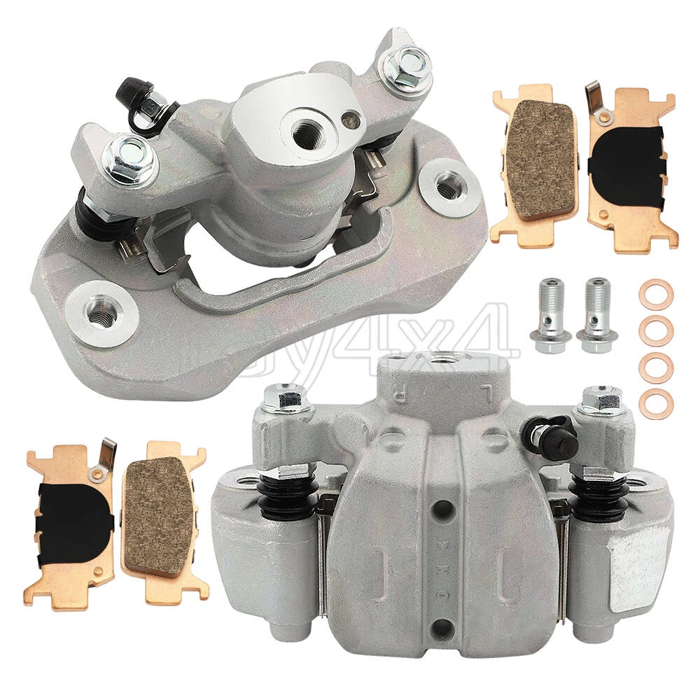 Set of 2 Rear Brake Calipers w/Pads for Honda Pioneer 1000 1000-5 (2016–2023)