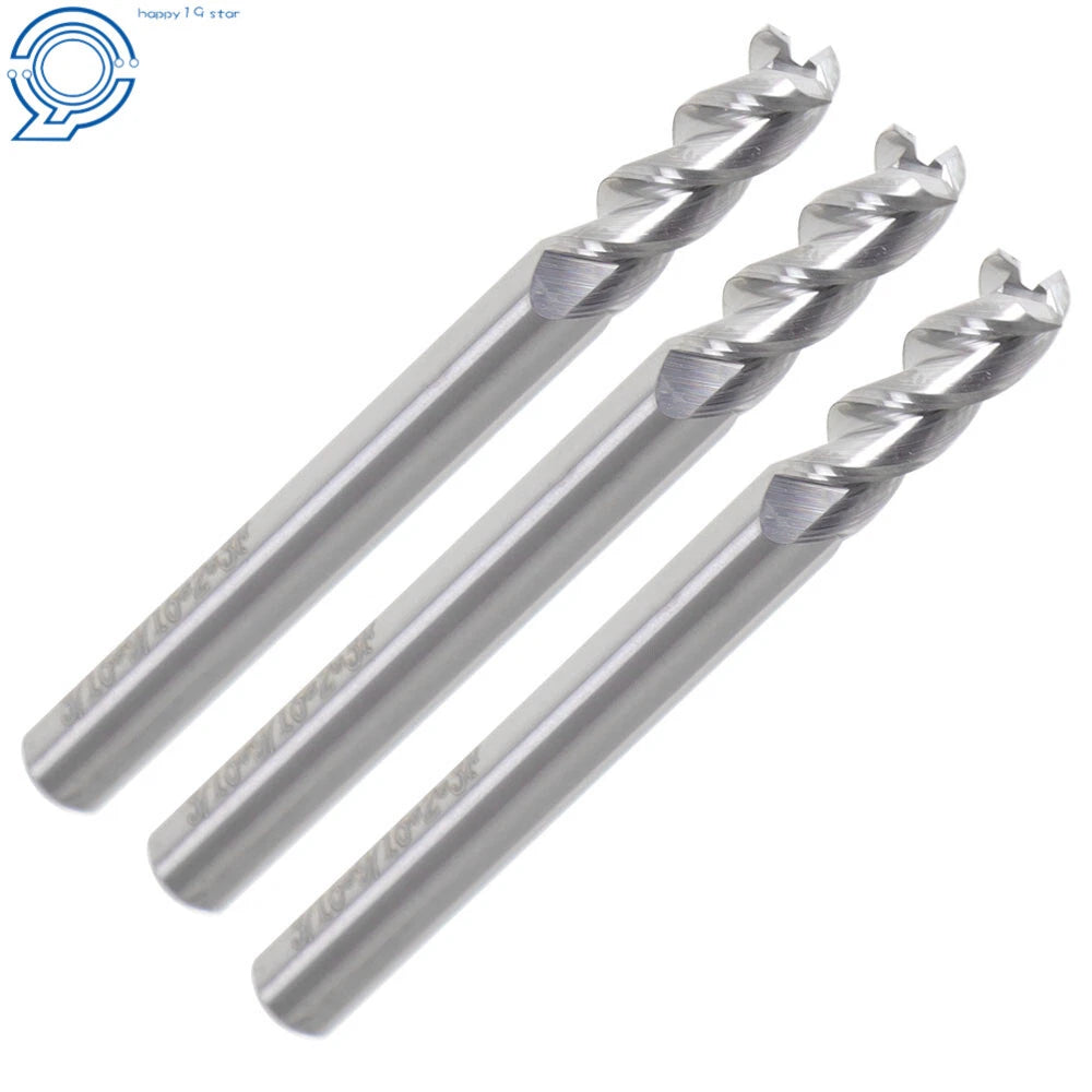 3Pc Carbide End Mill Set for Alu-Power (Regular Length)