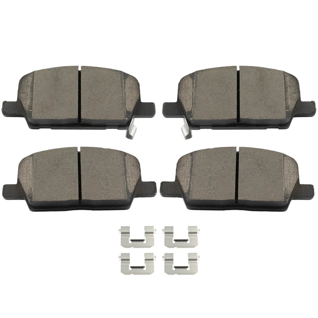 Set of 4 Front Rear Ceramic Brake Pads for Buick Encore, Chevrolet Trax (2018–2022)