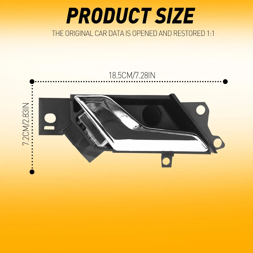 Set of 4 Inner Door Handles for Chevy Captiva Sport (2012–2015)