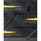 Set of 4 Ignition Coils + Iridium Spark Plugs for VW Golf Jetta Passat Audi A4 Q5 Q7