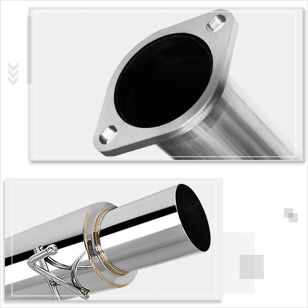 4" Tip Catback Exhaust System for Nissan 240SX S13 (1989–1994)