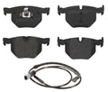 Set of 4 Brembo Rear Low-Metallic Brake Pads with Sensor for BMW E70 X5 (2007–2009)