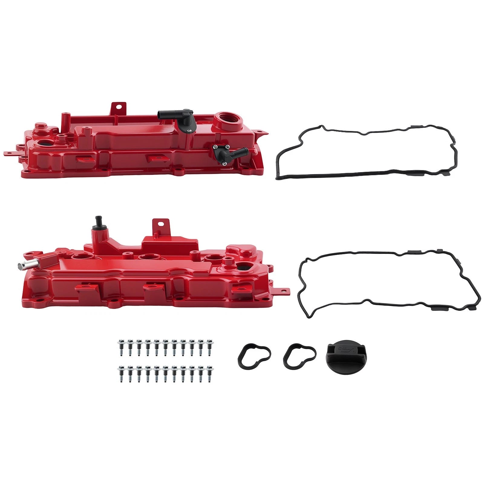 Red Engine Valve Cover for Nissan Quest 3.5L (2011–2014) 13264JA10A Aluminum