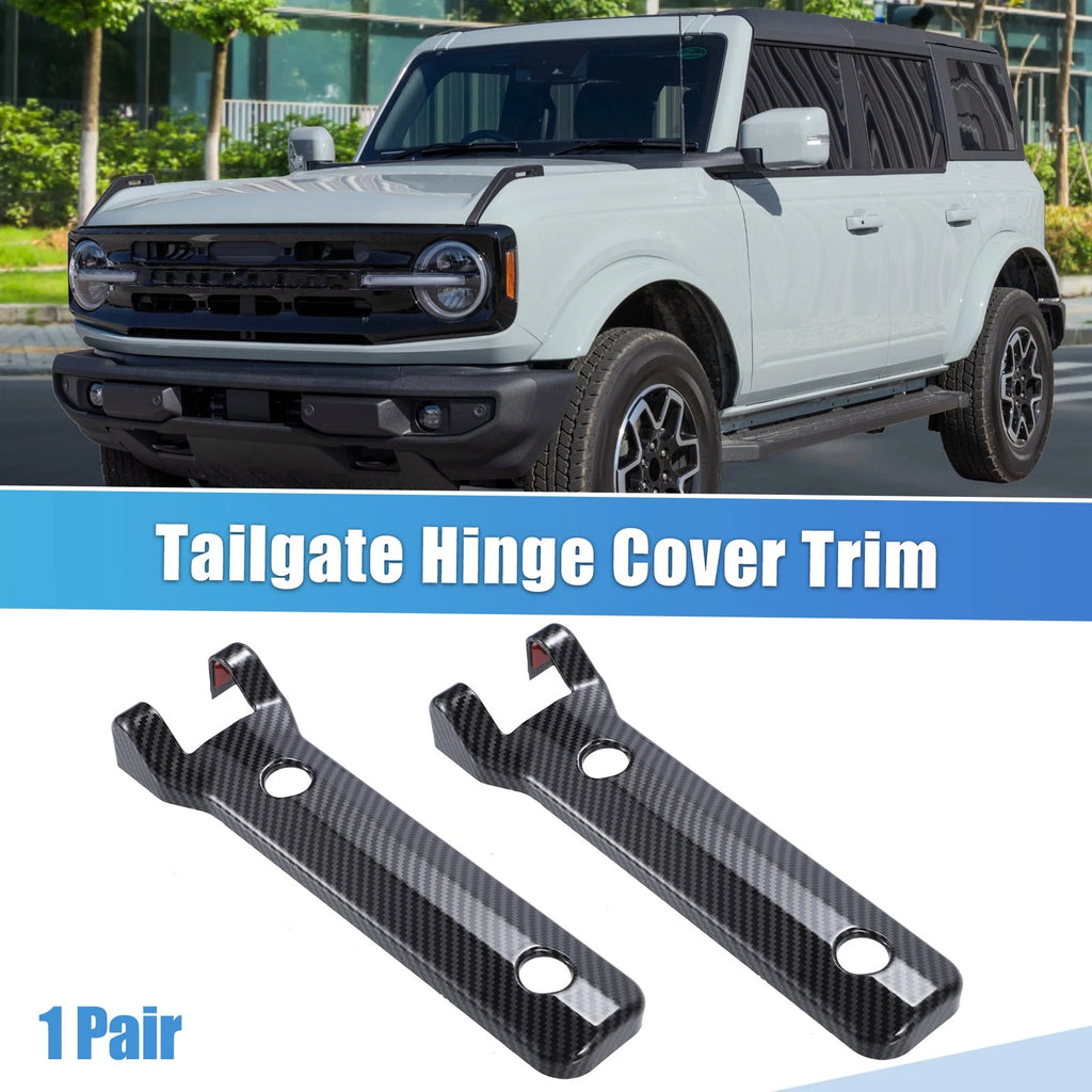 1 Pair Rear Door Tailgate Hinge Cover Trim for Ford Bronco (2021–2024)